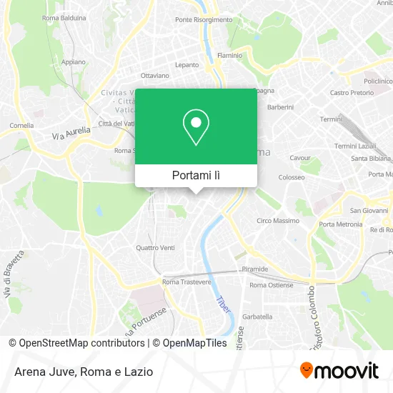 Mappa Arena Juve