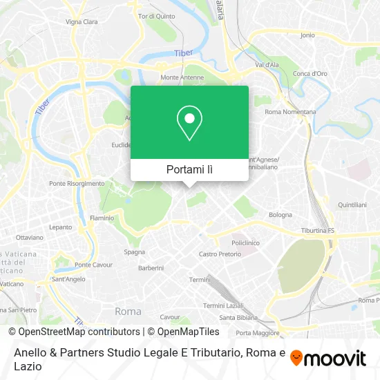Mappa Anello & Partners Studio Legale E Tributario