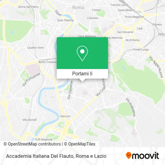 Mappa Accademia Italiana Del Flauto