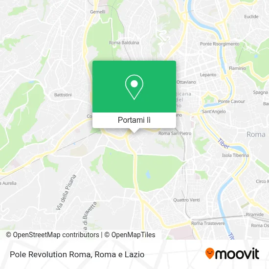 Mappa Pole Revolution Roma