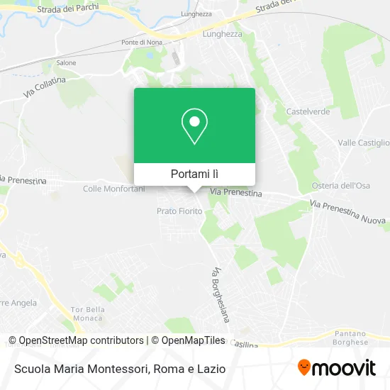 Mappa Scuola Maria Montessori