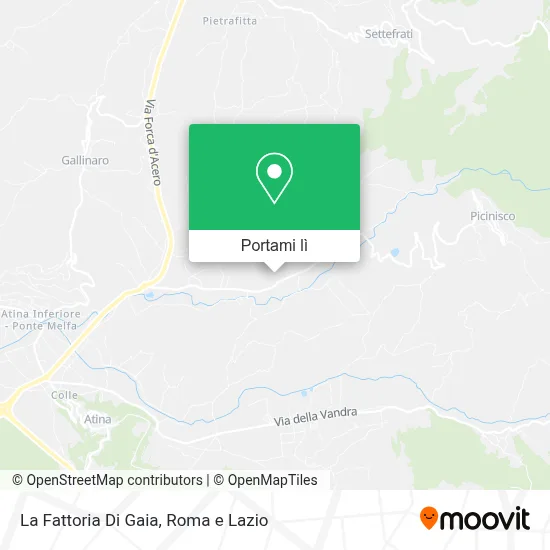 Mappa La Fattoria Di Gaia