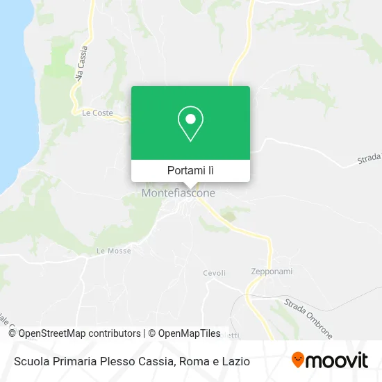 Mappa Scuola Primaria Plesso Cassia