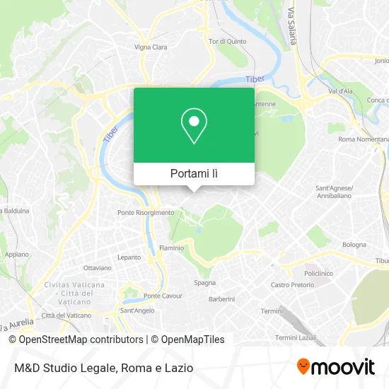 Mappa M&D Studio Legale
