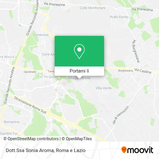 Mappa Dott.Ssa Sonia Aroma