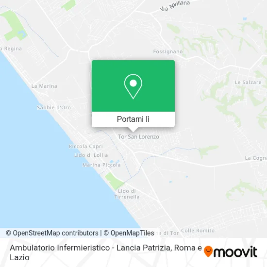 Mappa Ambulatorio Infermieristico - Lancia Patrizia