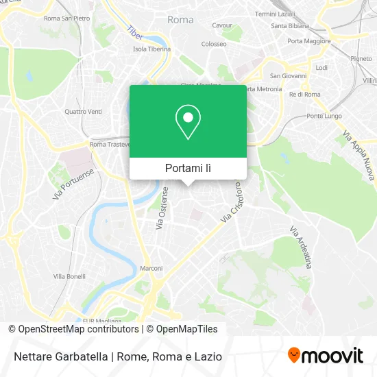 Mappa Nettare Garbatella | Rome