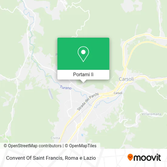 Mappa Convent Of Saint Francis