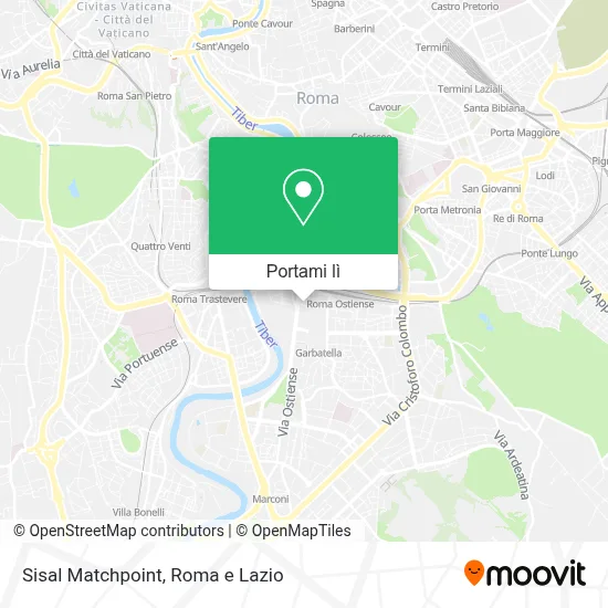 Mappa Sisal Matchpoint