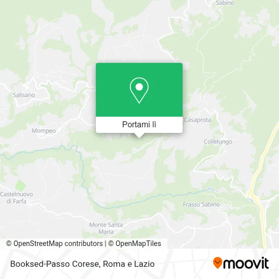Mappa Booksed-Passo Corese