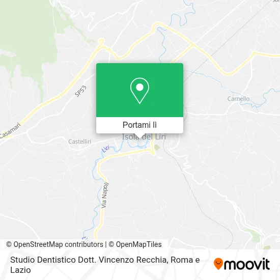 Mappa Studio Dentistico Dott. Vincenzo Recchia