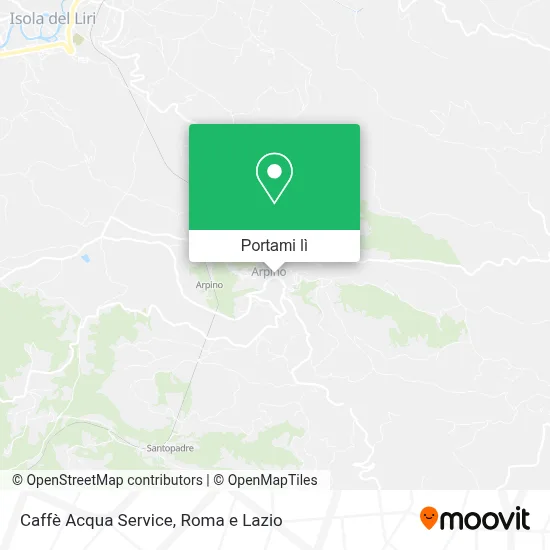 Mappa Caffè Acqua Service