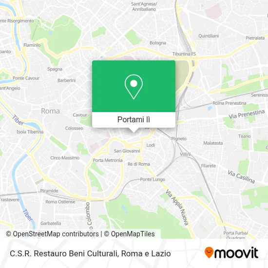 Mappa C.S.R. Restauro Beni Culturali