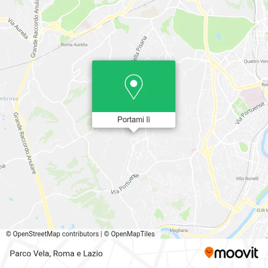Mappa Parco Vela