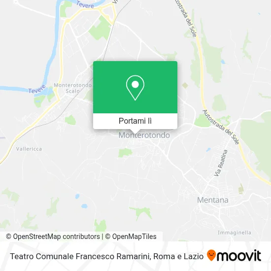 Mappa Teatro Comunale Francesco Ramarini