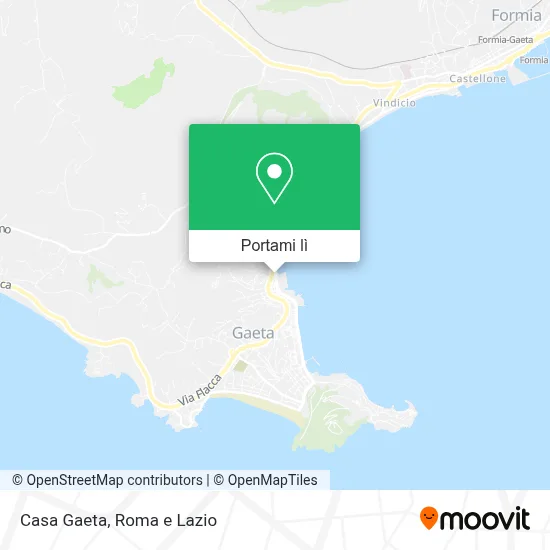 Mappa Casa Gaeta