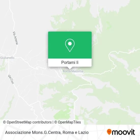 Mappa Associazione Mons.G.Centra