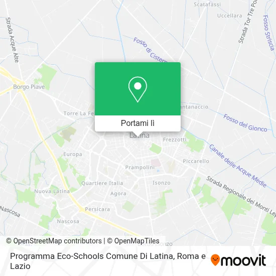 Mappa Programma Eco-Schools Comune Di Latina
