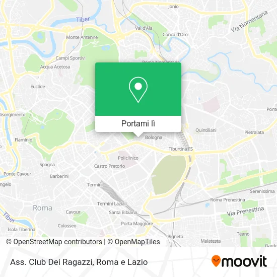Mappa Ass. Club Dei Ragazzi