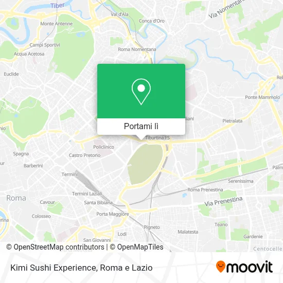 Mappa Kimi Sushi Experience