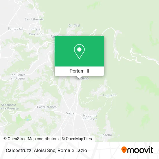 Mappa Calcestruzzi Aloisi Snc
