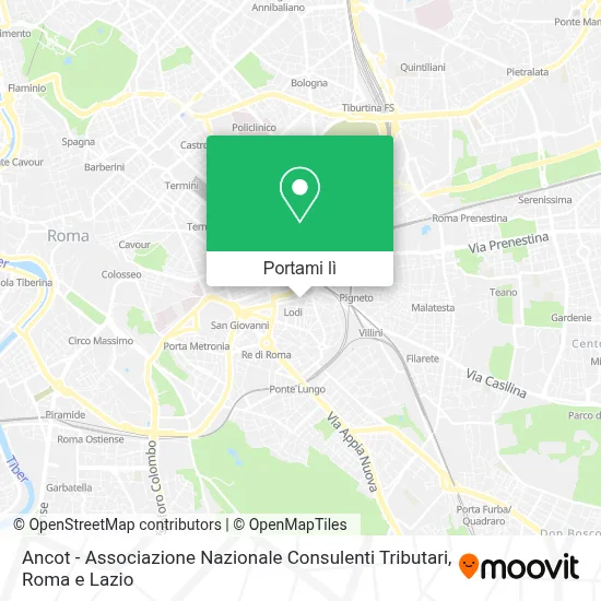 Mappa Ancot - Associazione Nazionale Consulenti Tributari