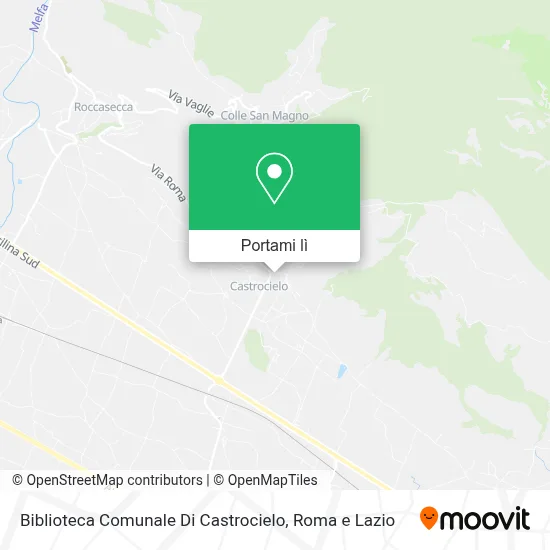 Mappa Biblioteca Comunale Di Castrocielo
