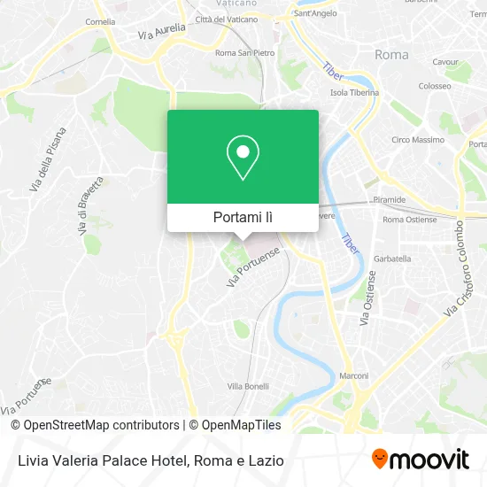 Mappa Livia Valeria Palace Hotel