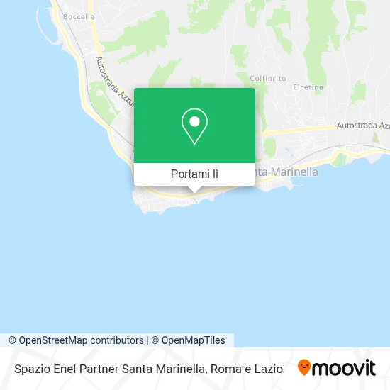 Mappa Spazio Enel Partner Santa Marinella