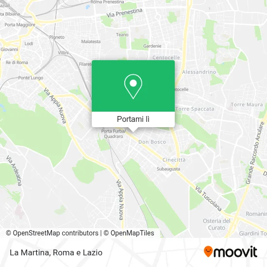 Mappa La Martina