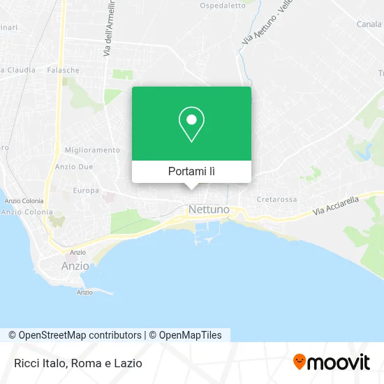 Mappa Ricci Italo