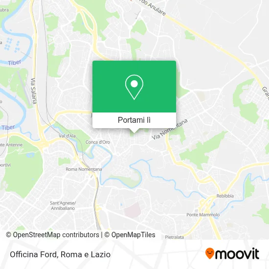 Mappa Officina Ford