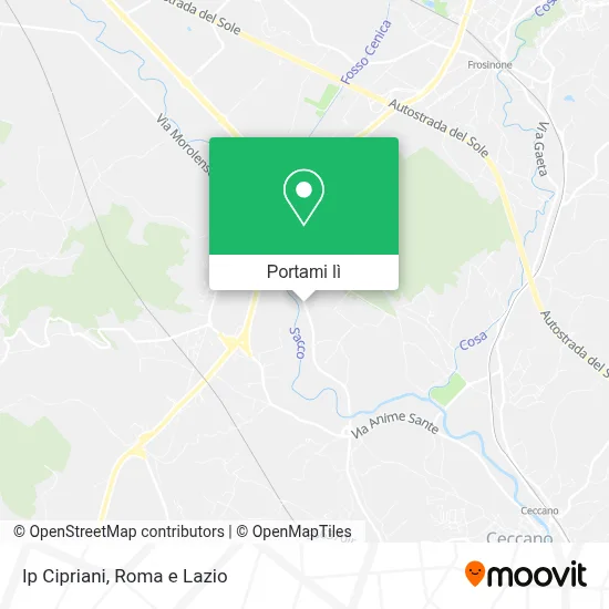 Mappa Ip Cipriani