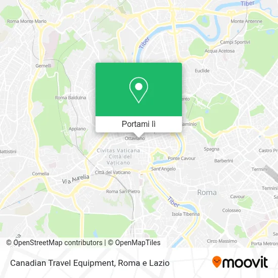 Mappa Canadian Travel Equipment
