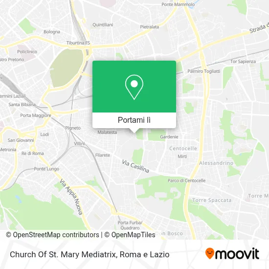Mappa Church Of St. Mary Mediatrix