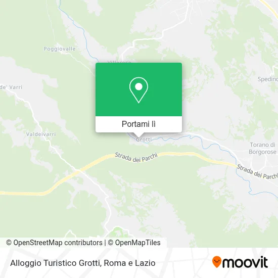 Mappa Alloggio Turistico Grotti