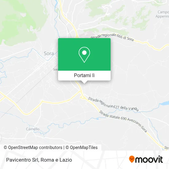 Mappa Pavicentro Srl