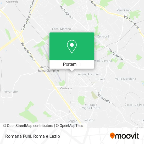 Mappa Romana Funi