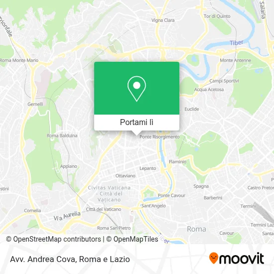 Mappa Avv. Andrea Cova