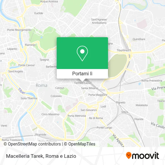 Mappa Macelleria Tarek