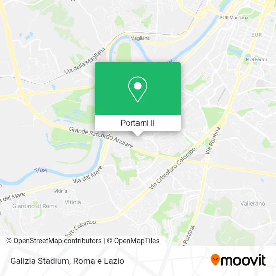 Mappa Galizia Stadium