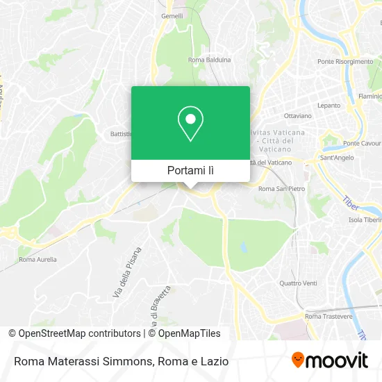 Mappa Roma Materassi Simmons