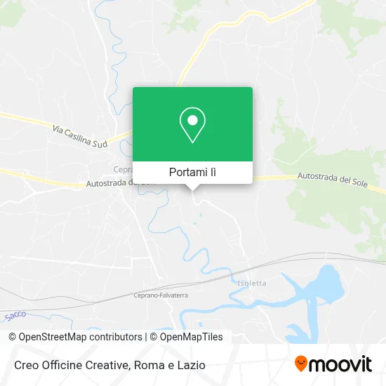 Mappa Creo Officine Creative