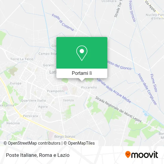 Mappa Poste Italiane