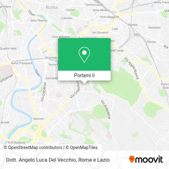 Mappa Dott. Angelo Luca Del Vecchio
