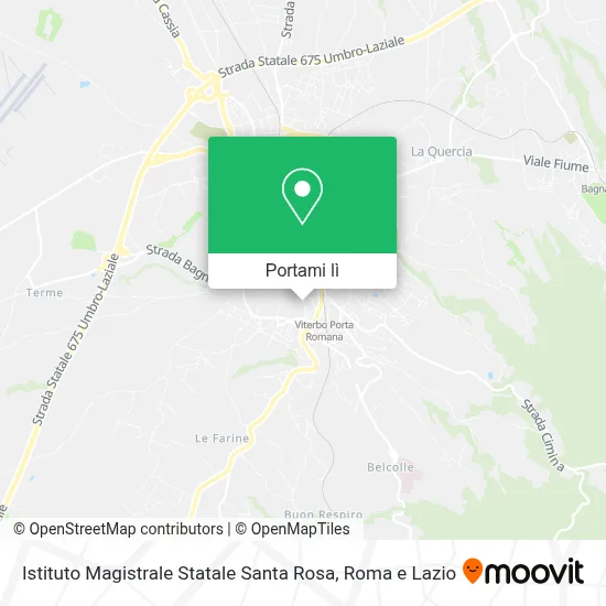 Mappa Istituto Magistrale Statale Santa Rosa