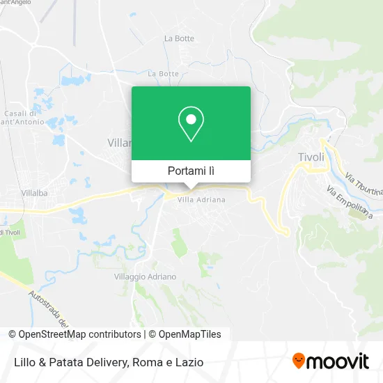 Mappa Lillo & Patata Delivery