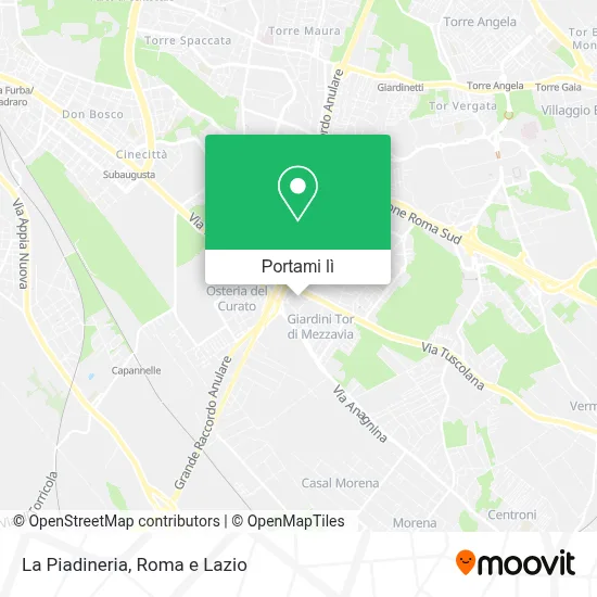 Mappa La Piadineria