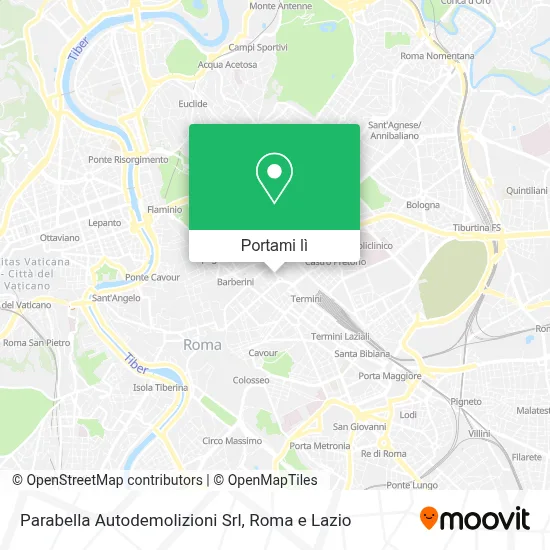 Mappa Parabella Autodemolizioni Srl