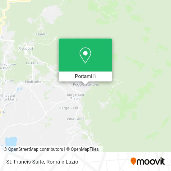 Mappa St. Francis Suite